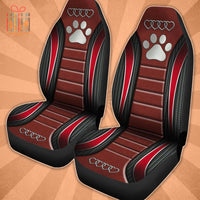 Thumbnail for Custom Car Seat Cover Dog Paw Seat Covers for Cars