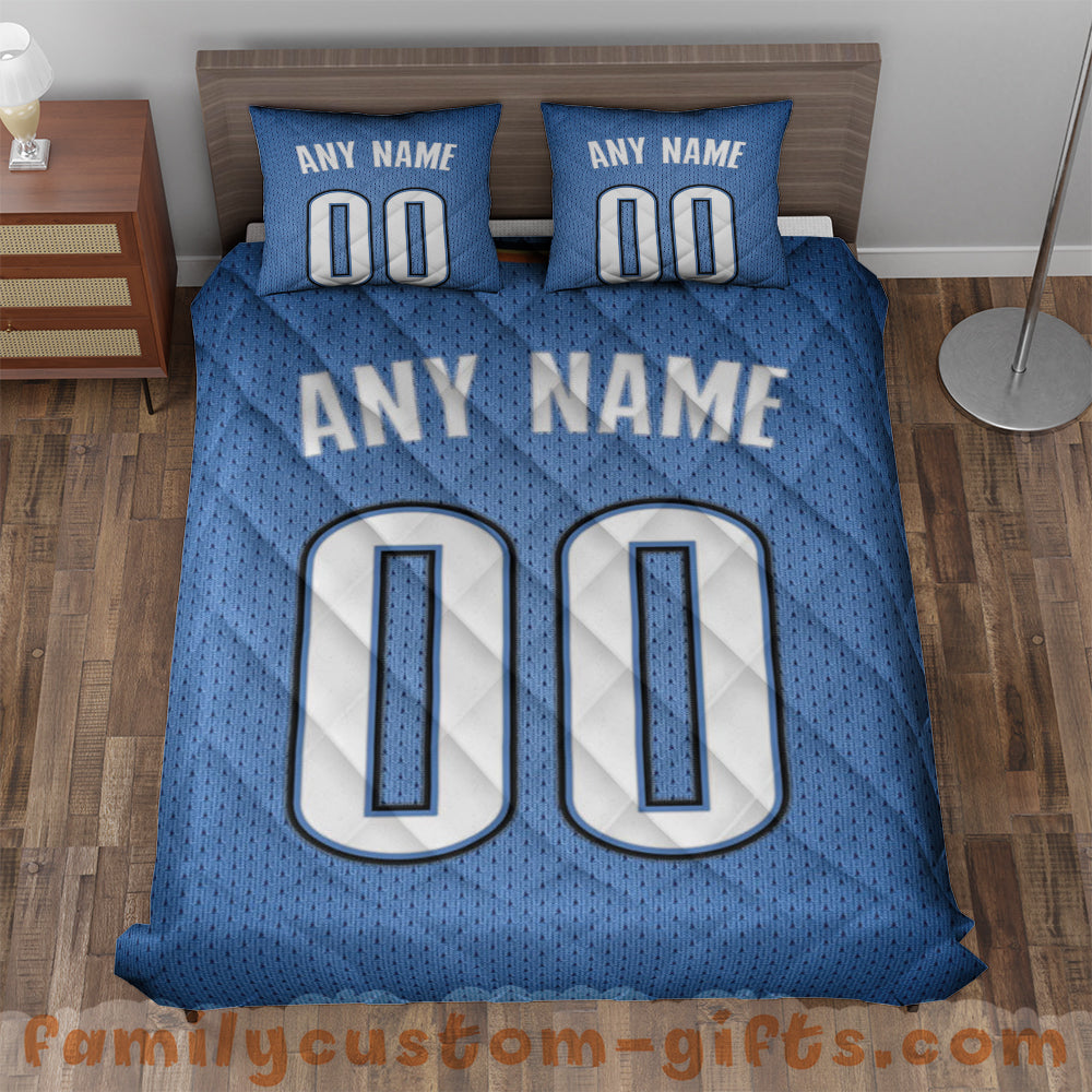 Custom Quilt Sets Oklahoma City Jersey Personalized Basketball Premium Quilt Bedding for Men Women