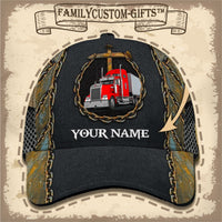 Thumbnail for Truck Driver Custom Hats for Men & Women 3D Prints Personalized Baseball Caps