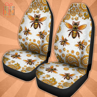 Thumbnail for Custom Car Seat Cover Bee Patterns Seat Covers for Cars