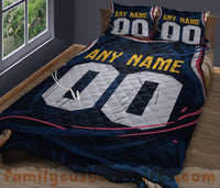 Thumbnail for Custom Quilt Sets Denver Jersey Personalized Basketball Premium Quilt Bedding for Men Women