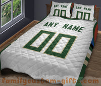 Thumbnail for Custom Quilt Sets Milwaukee Jersey Personalized Basketball Premium Quilt Bedding for Men Women