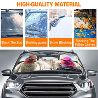 Thumbnail for Custom Windshield Sun Shade for Car Cute Hummingbird Driver Car Sun Shade - Car Accessory