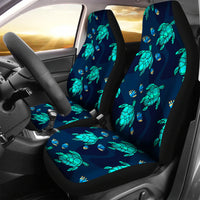 Thumbnail for Custom Car Seat Cover Colorful Sea Turtle Print Seat Covers for Cars