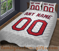 Thumbnail for Custom Quilt Sets St. Louis Jersey Personalized Baseball Premium Quilt Bedding for Men Women