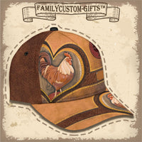 Thumbnail for Rooster Chicken Custom Hats for Men & Women 3D Prints Personalized Baseball Caps