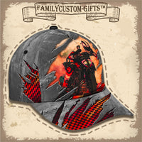 Thumbnail for Motorcycle Rider Custom Hats for Men & Women 3D Prints Personalized Baseball Caps