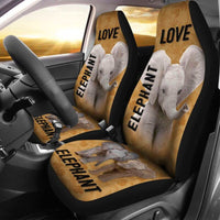 Thumbnail for Custom Car Seat Cover Elephant Love Seat Covers for Cars