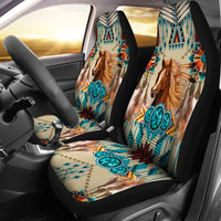 Thumbnail for Custom Car Seat Cover Horse Dreamcatcher Feathers Patterns Seat Covers for Cars