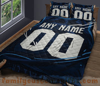 Thumbnail for Custom Quilt Sets Minnesota Jersey Personalized Basketball Premium Quilt Bedding for Men Women