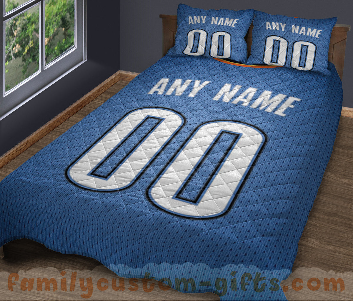 Custom Quilt Sets Oklahoma City Jersey Personalized Basketball Premium Quilt Bedding for Men Women