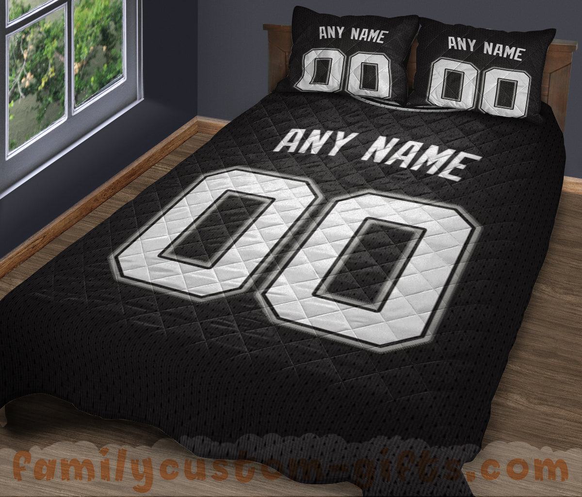 Custom Quilt Sets San Antonio Jersey Personalized Basketball Premium Quilt Bedding for Men Women