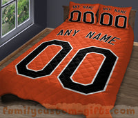 Thumbnail for Custom Quilt Sets Baltimore Jersey Personalized Baseball Premium Quilt Bedding for Men Women