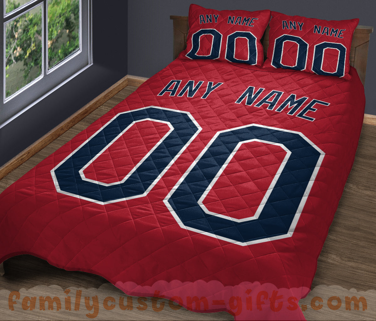 Custom Quilt Sets Minnesota Jersey Personalized Baseball Premium Quilt Bedding for Boys Girls Men Women