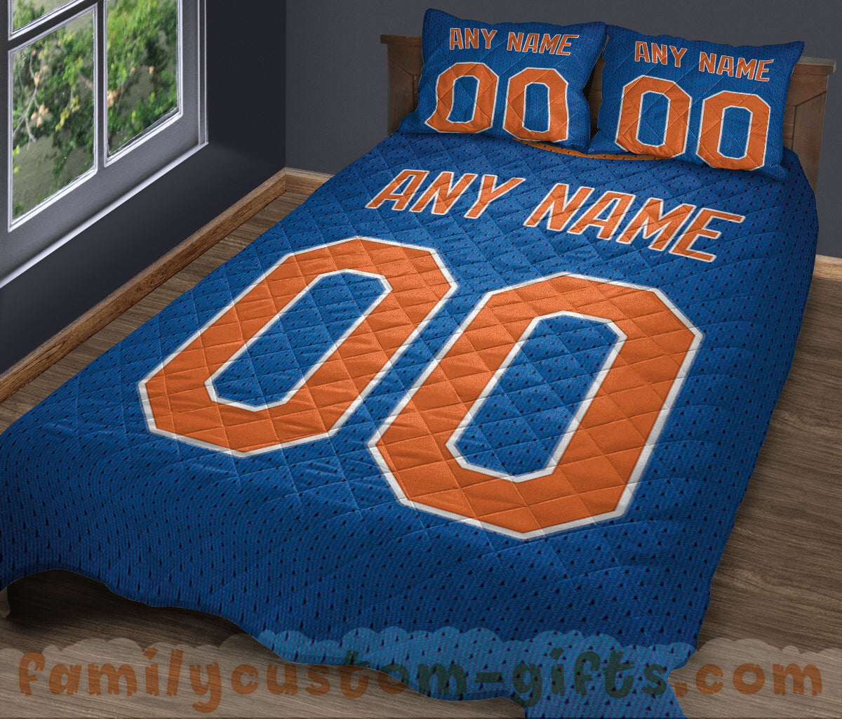 Custom Quilt Sets New York Jersey Personalized Baseball Premium Quilt Bedding for Boys Girls Men Women