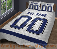 Thumbnail for Custom Quilt Sets Tampa Bay Jersey Personalized Ice hockey Premium Quilt Bedding for Men Women