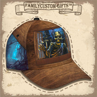 Thumbnail for Halloween Skeleton Skull Custom Hats for Men & Women 3D Prints Personalized Baseball Caps