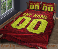 Thumbnail for Custom Quilt Sets Atlanta Jersey Personalized Basketball Premium Quilt Bedding for Boys Girls Men Women