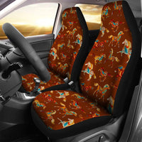 Thumbnail for Custom Car Seat Cover Horse Galloping Horse Pattern Seat Covers for Cars