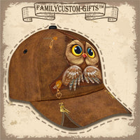 Thumbnail for Cute Owl Custom Hats for Men & Women 3D Prints Personalized Baseball Caps