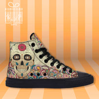 Thumbnail for Sugar Skulls Mandala Floral High Top Canvas Shoes for Men Women 3D Prints Fashion Sneakers