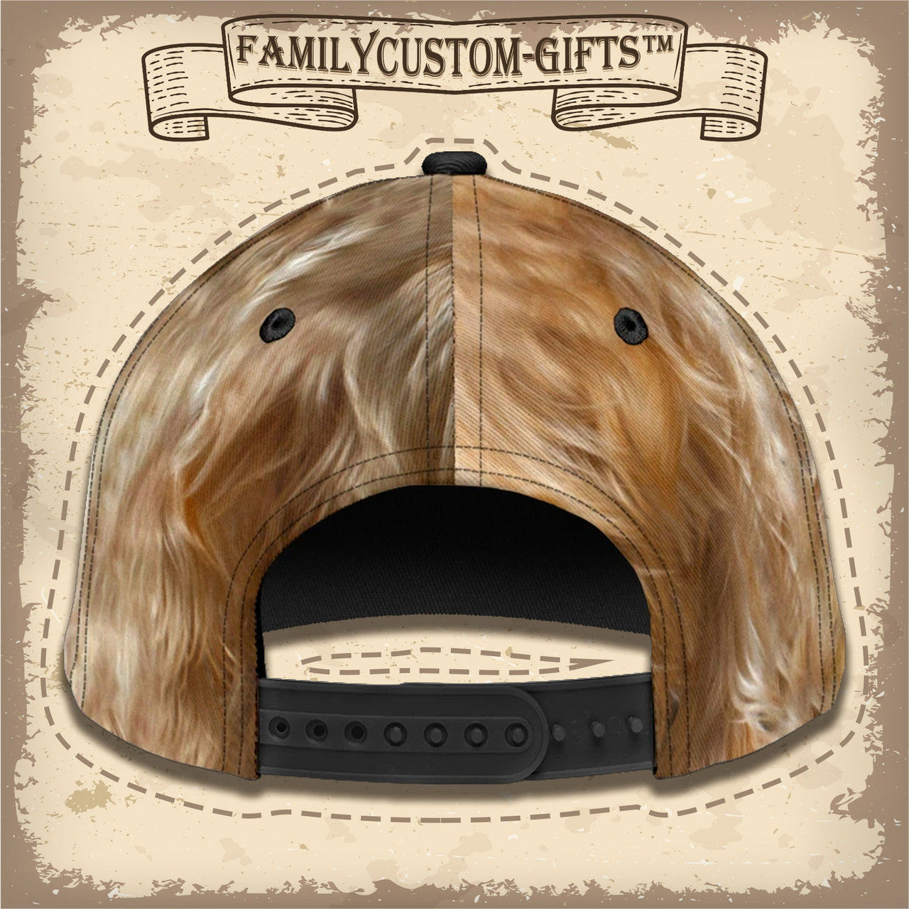 Yorkshire Terrier Face Custom Hats for Men & Women 3D Prints Personalized Baseball Caps