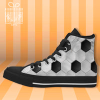 Thumbnail for Soccer High Top Canvas Shoes for Men Women 3D Prints Fashion Sneakers Custom Shoes