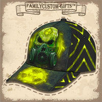 Thumbnail for Green Skull Custom Hats for Men & Women 3D Prints Personalized Baseball Caps