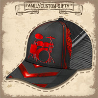 Thumbnail for Red Drum Kit Custom Hats for Men & Women 3D Prints Personalized Baseball Caps