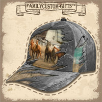 Thumbnail for Galloping Horse Custom Hats for Men & Women 3D Prints Personalized Baseball Caps
