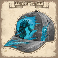 Thumbnail for Shark Scuba Diving Custom Hats for Men & Women 3D Prints Personalized Baseball Caps
