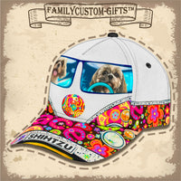 Thumbnail for Shih Tzu Dog Pets Animal Love in Peace Custom Hats for Men & Women 3D Prints Personalized Baseball Caps