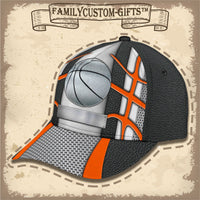 Thumbnail for Basketball Custom Hats for Men & Women 3D Prints Personalized Baseball Caps