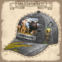 Thumbnail for Funny Farm Cow Animal Custom Hats for Men & Women 3D Prints Personalized Baseball Caps
