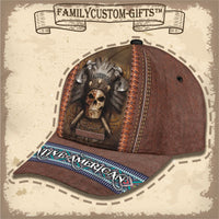 Thumbnail for Native American Chief Skull Custom Hats for Men & Women 3D Prints Personalized Baseball Caps