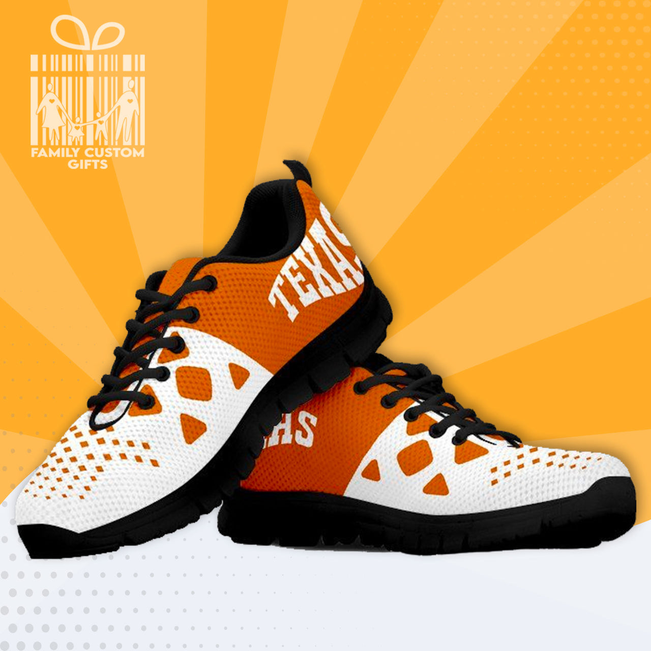 Texas Custom Shoes for Men Women 3D Print Fashion Sneaker Gifts for Her Him