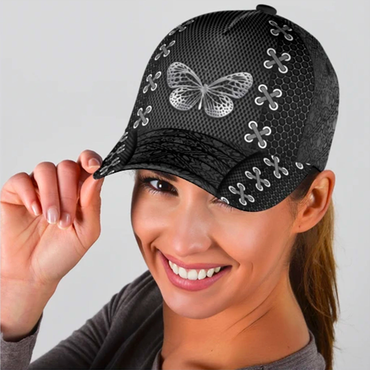 Butterfly Custom Hats for Men & Women 3D Prints Personalized Baseball Caps