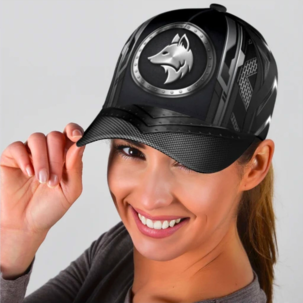 Funny Fox Custom Hats for Men & Women 3D Prints Personalized Baseball Caps