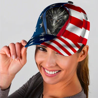 Thumbnail for Dragons Lair American Flag Custom Hats for Men & Women 3D Prints Personalized Baseball Caps
