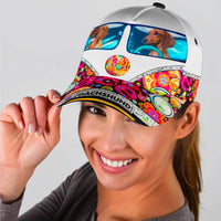 Thumbnail for Hippie Dachshund Dog Custom Hats for Men & Women 3D Prints Personalized Baseball Caps
