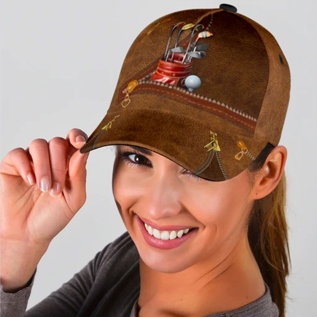 Funny Golf Gift Custom Hats for Men & Women 3D Prints Personalized Baseball Caps - Gift for Golfer