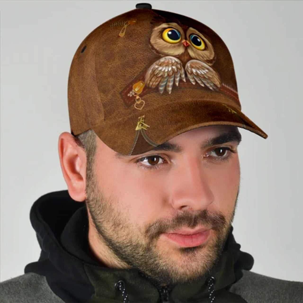 Cute Owl Custom Hats for Men & Women 3D Prints Personalized Baseball Caps
