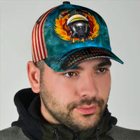 Thumbnail for Firefighters American Flag Custom Hats for Men & Women 3D Prints Personalized Baseball Caps