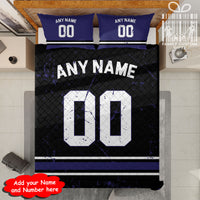 Thumbnail for Custom Quilt Sets Baltimore Jersey Personalized Football Premium Quilt Bedding for Men Women