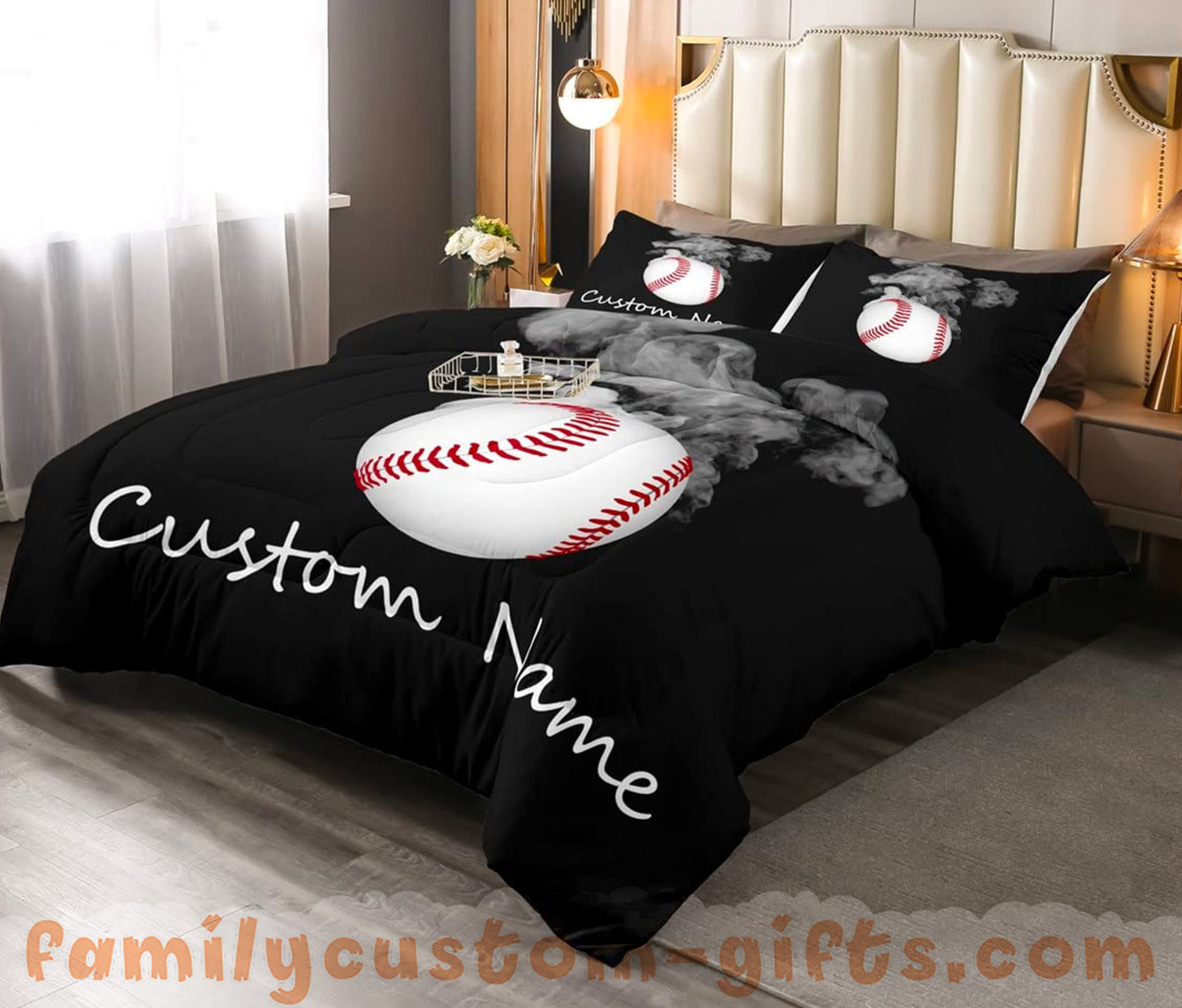 Custom Quilt Sets Baseball Premium Quilt Bedding for Boys Girls Men Women