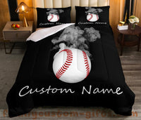 Thumbnail for Custom Quilt Sets Baseball Premium Quilt Bedding for Boys Girls Men Women