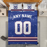 Thumbnail for Custom Quilt Sets Buffalo Jersey Personalized Football Premium Quilt Bedding for Men Women