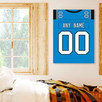 Thumbnail for Carolina Jersey Custom Canvas Print Wall Art for Boy Girl Men Women Football Personalized Canvas Art