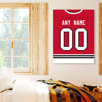 Thumbnail for Chicago Jersey Custom Canvas Print Wall Art for Boy Girl Men Women Hockey Personalized Canvas Art