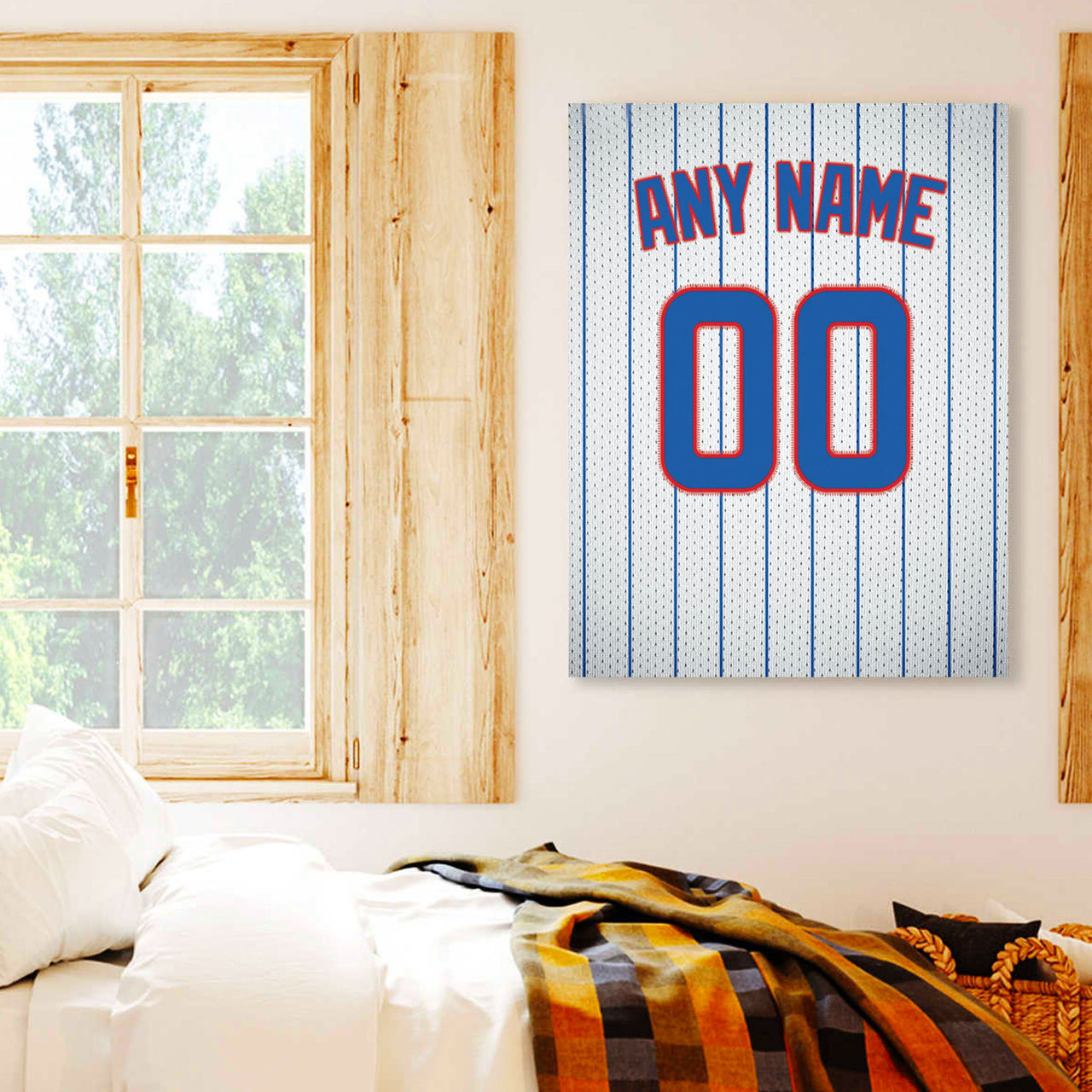 CHICAGO CUBS Jersey Photo Custom Baseball Picture Art ANY Name 